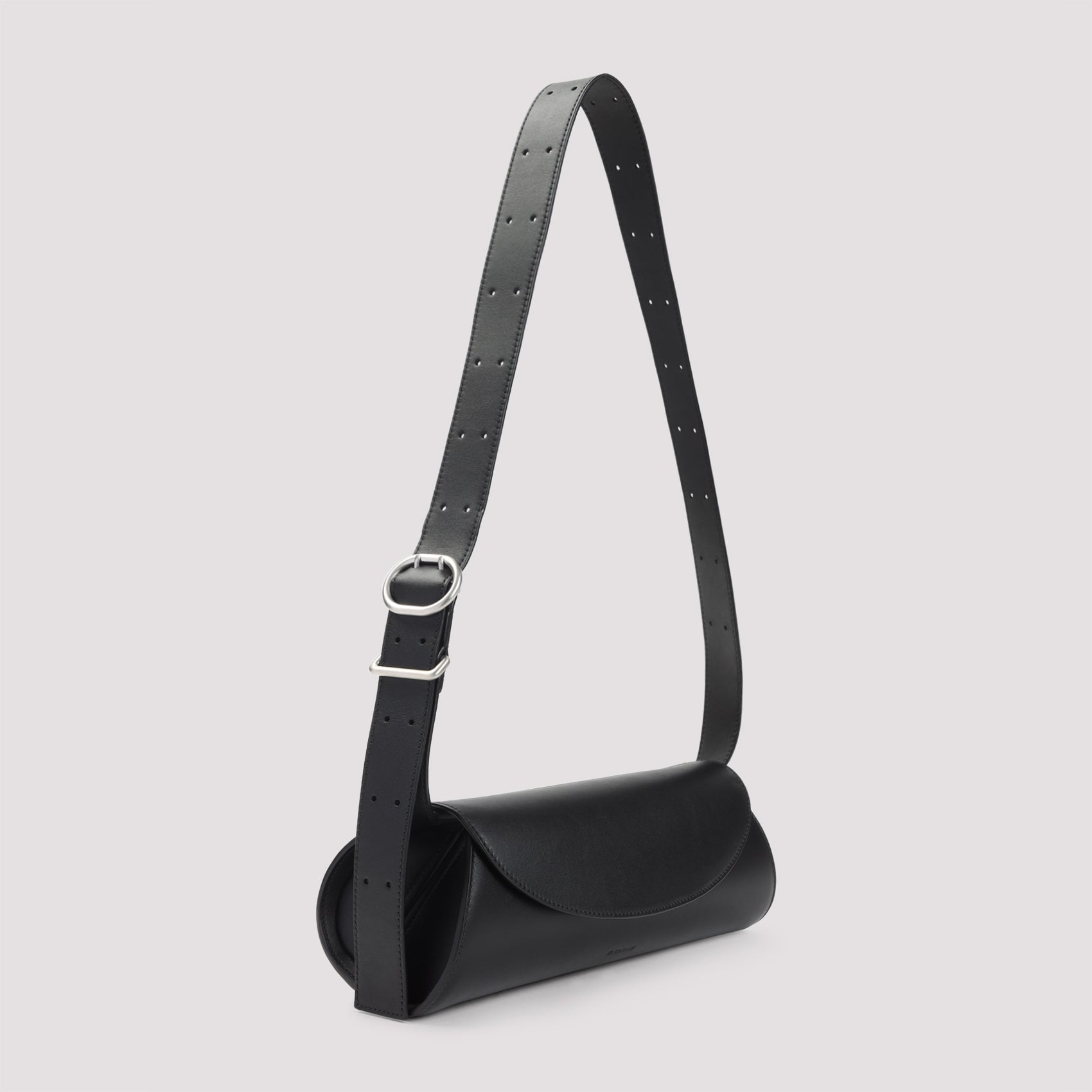Sm Cannolo Handbag Black Calf Leather Bag