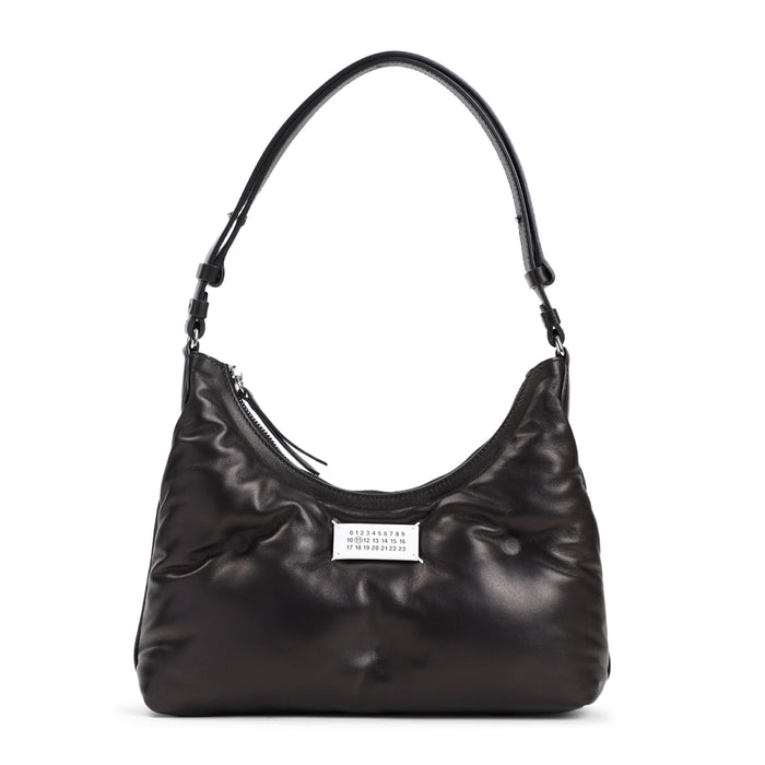Glam Slam Small Hobo Bag Black Lamb Leather
