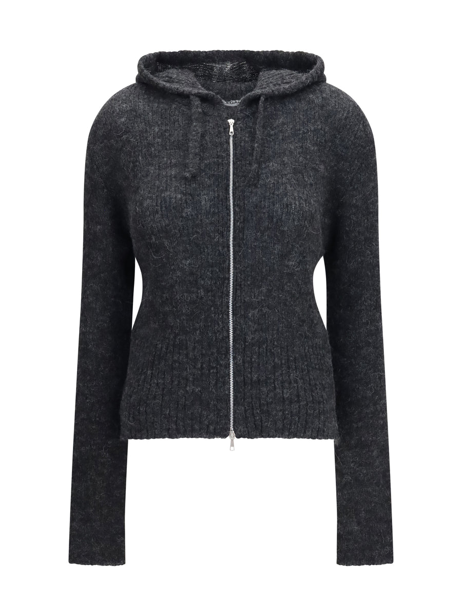 Our Legacy 55% Alpaca Vicugna Pacos hoodie in gray