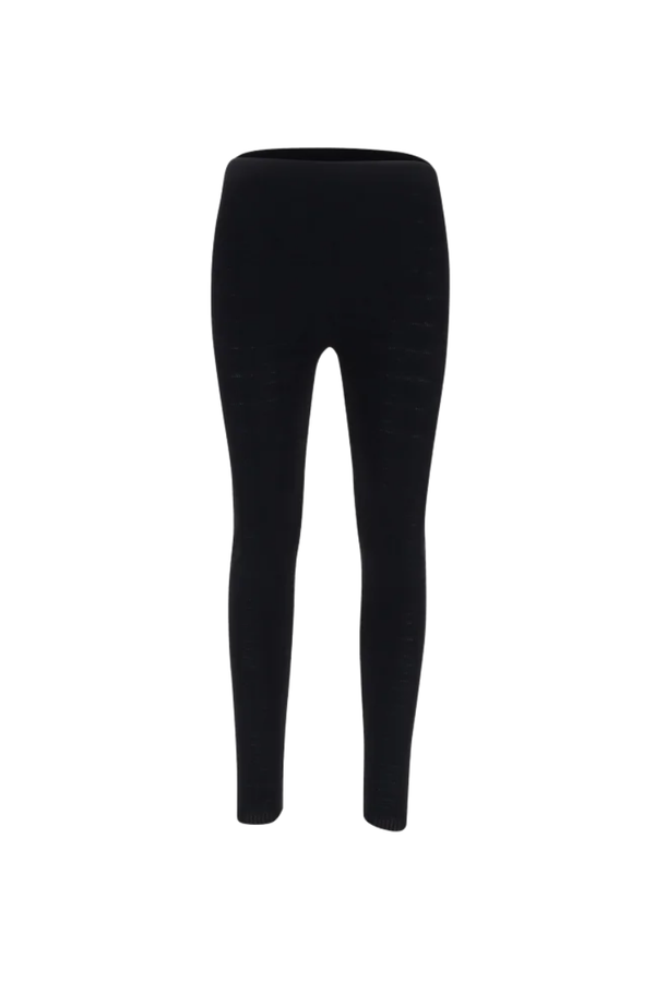 Givenchy Lace Monogram Stretch Legging_black Black Clothing