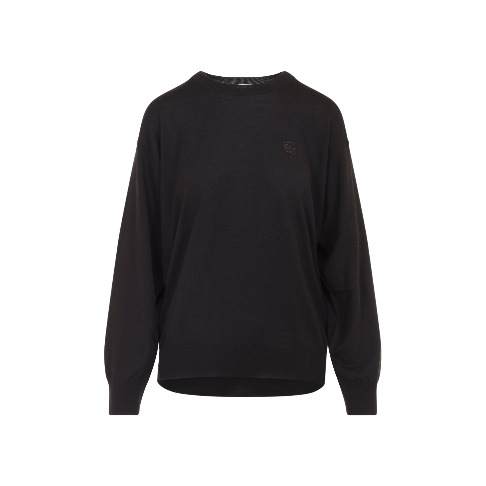 Sweater Brown Wool Polyester