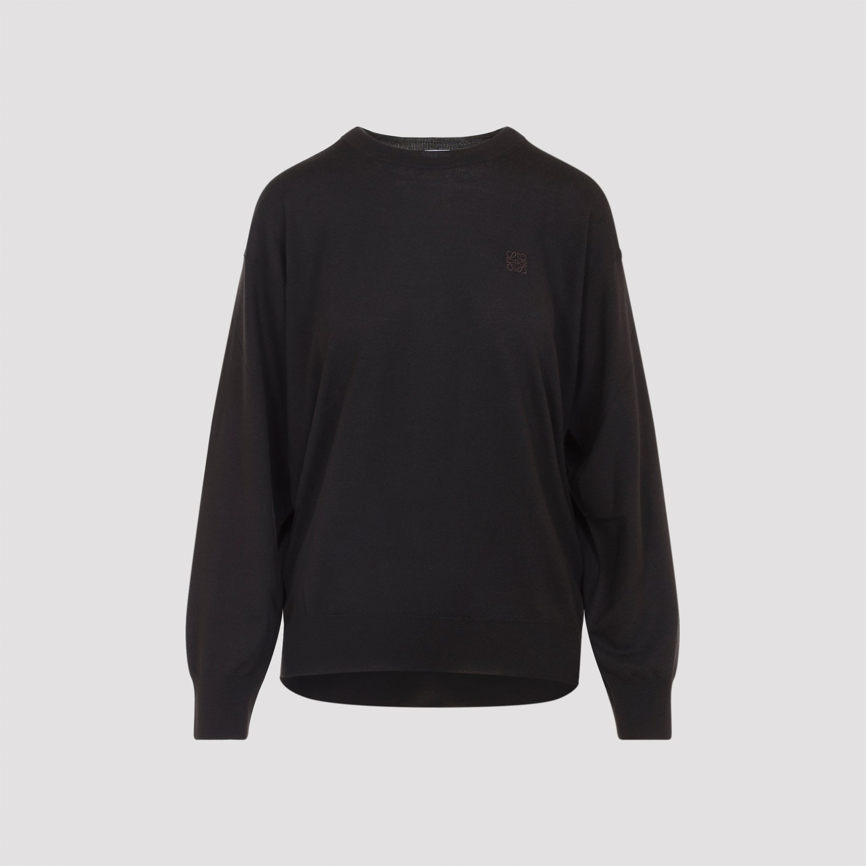 Sweater Brown Wool Polyester