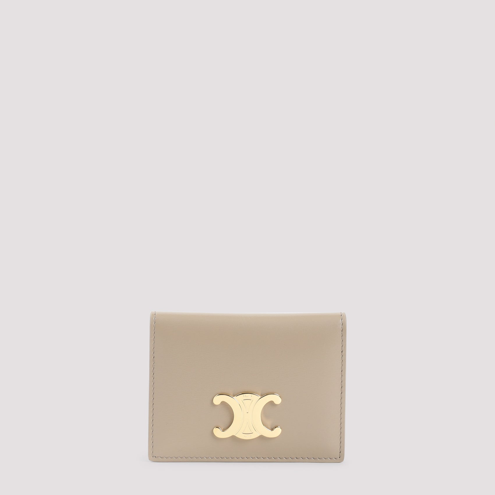 Bi-Fold Credit Card Case Nude & Neutrals Calf Leather Smallleathergoods