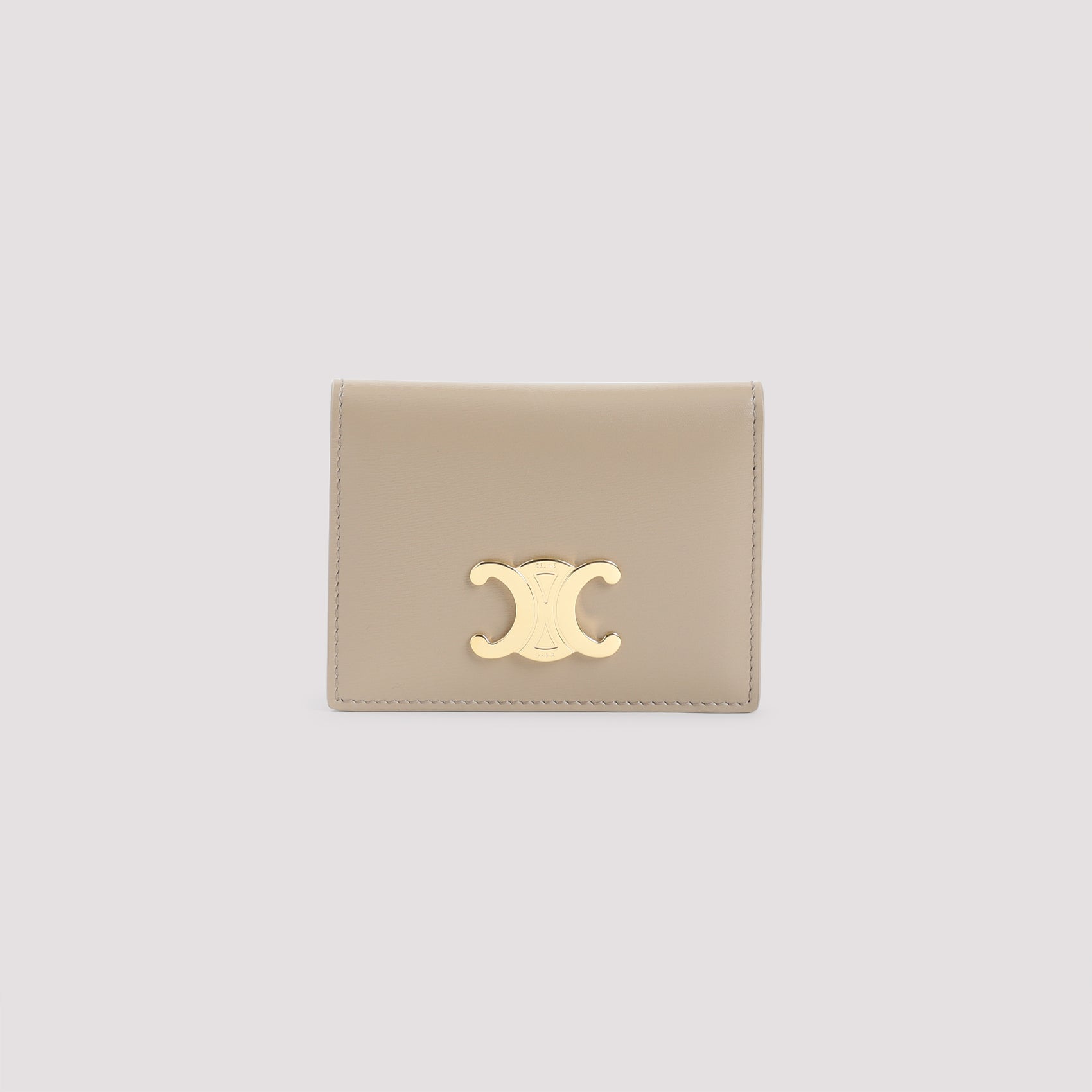 Bi-Fold Credit Card Case Nude & Neutrals Calf Leather Smallleathergoods