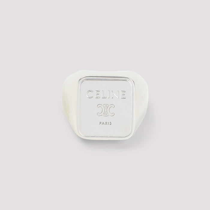 Square Signet Ring Metallic Brass Jewellery