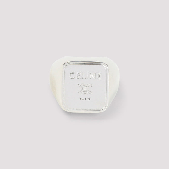 Square Signet Ring Brass