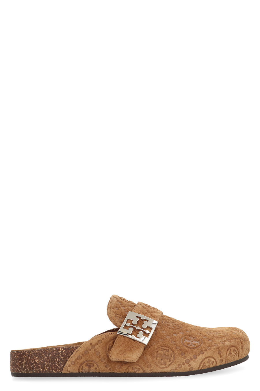 Mules Suede Golden Brown Chamois Slippers