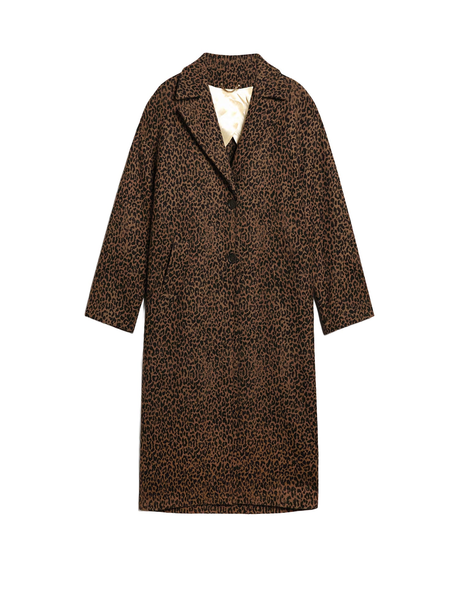 Golden Goose Coats Bison Black Lana Poliammide Poliestere
