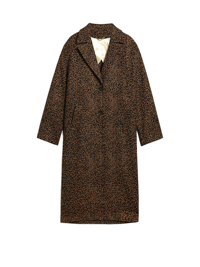Golden Goose Coats Bison Black Lana Poliammide Poliestere