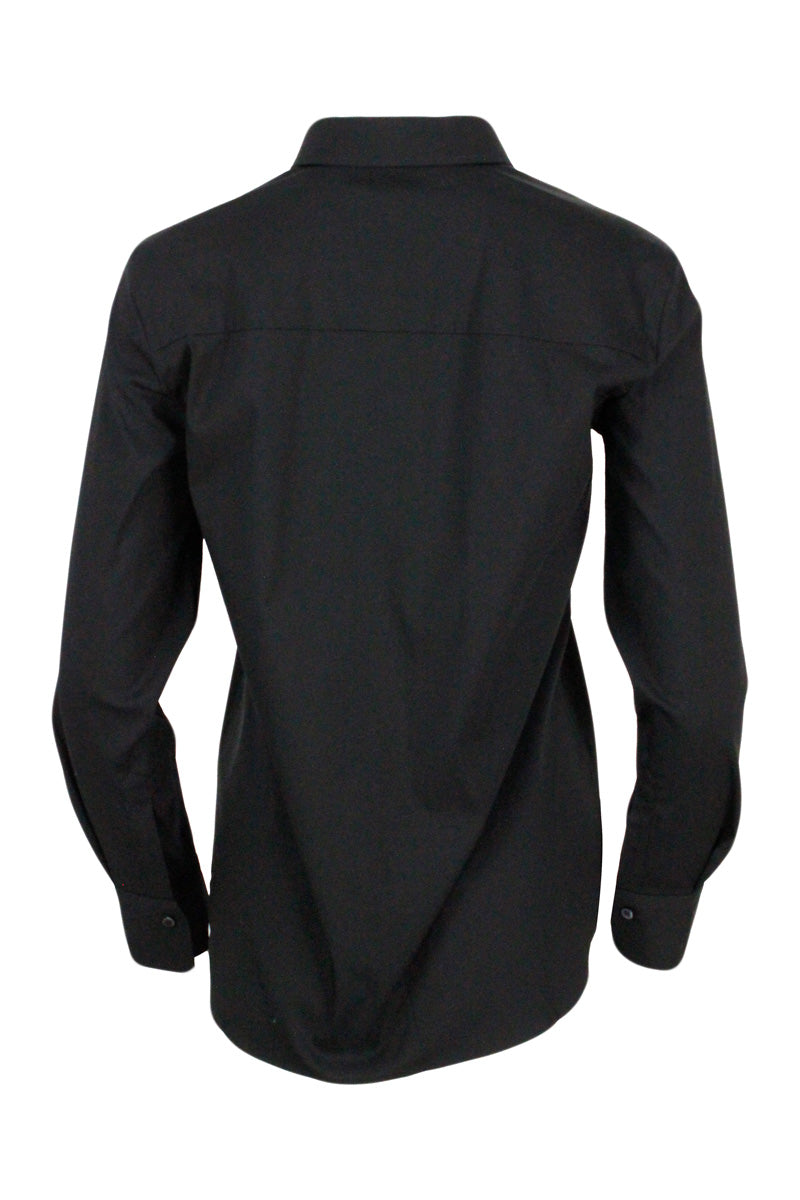 Brunello Cucinelli Shirts Black 72co 23pa 5ea