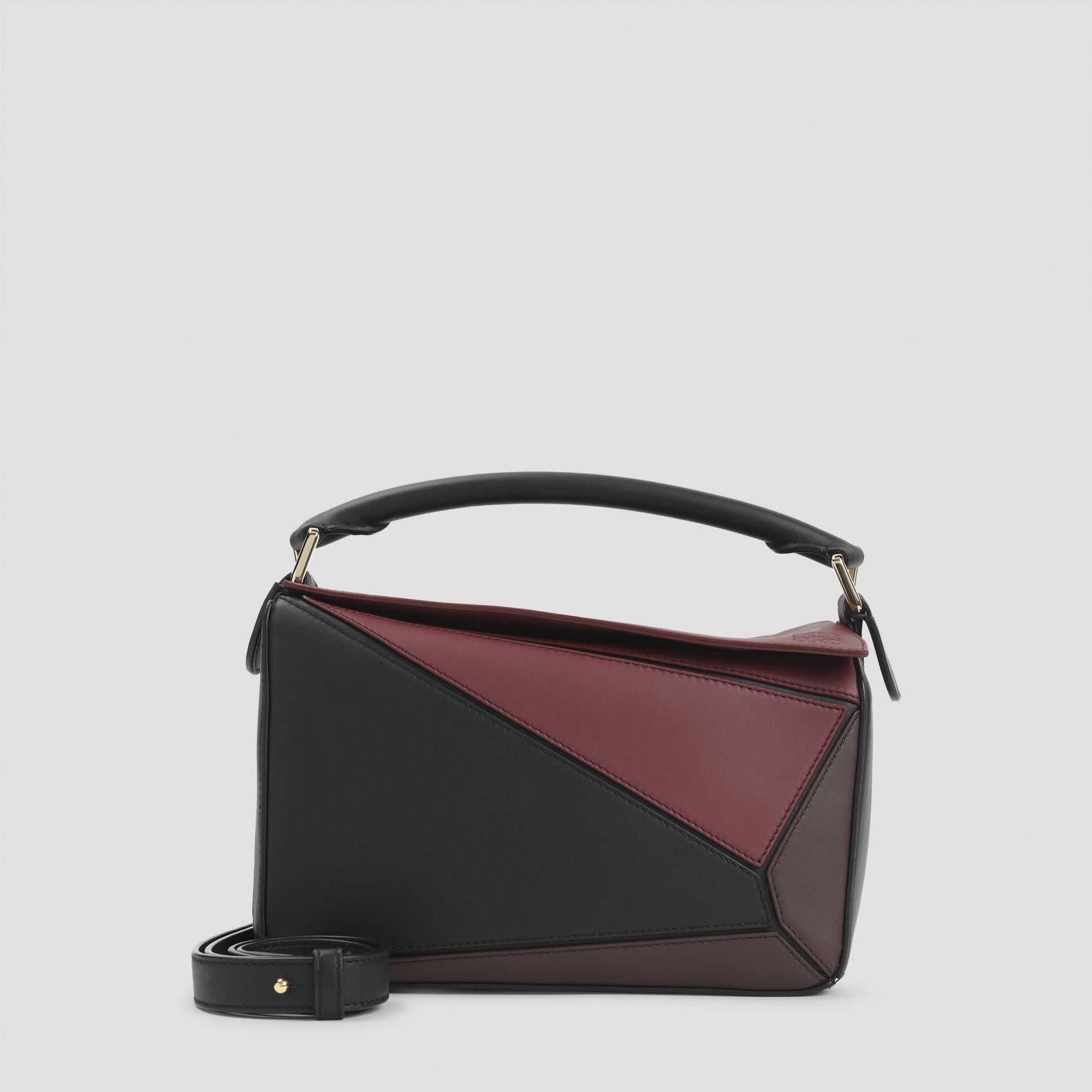 Puzzle S Square Shoulder Bag Multicolour Calf Skin