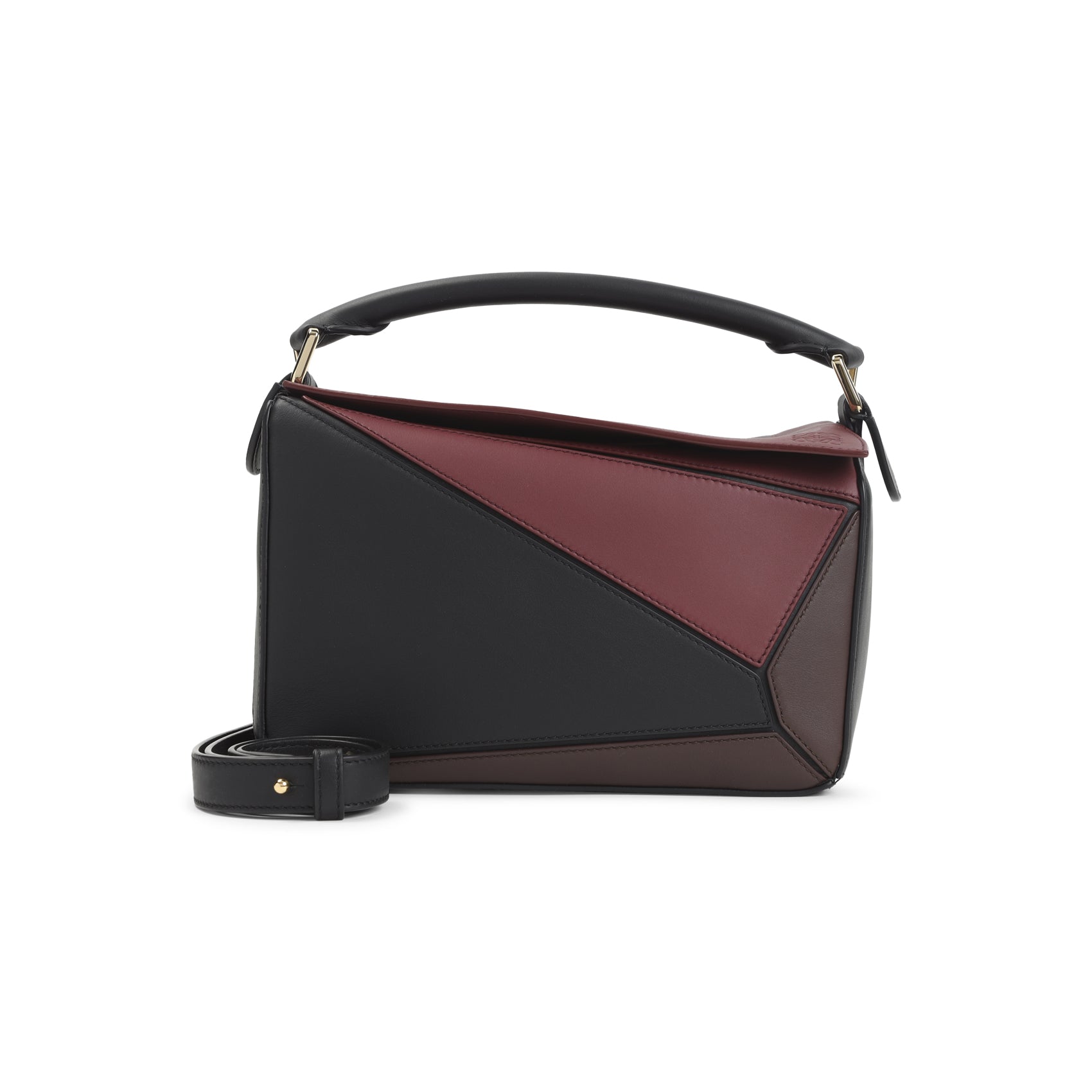 Puzzle S Square Shoulder Bag Multicolour Calf Skin