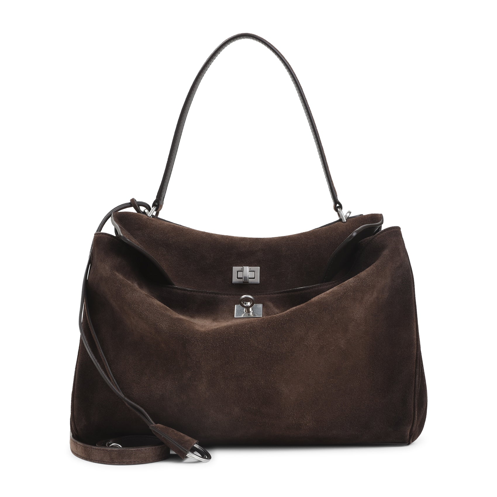Rodeo M Handbag Brown Calf Leather Bag