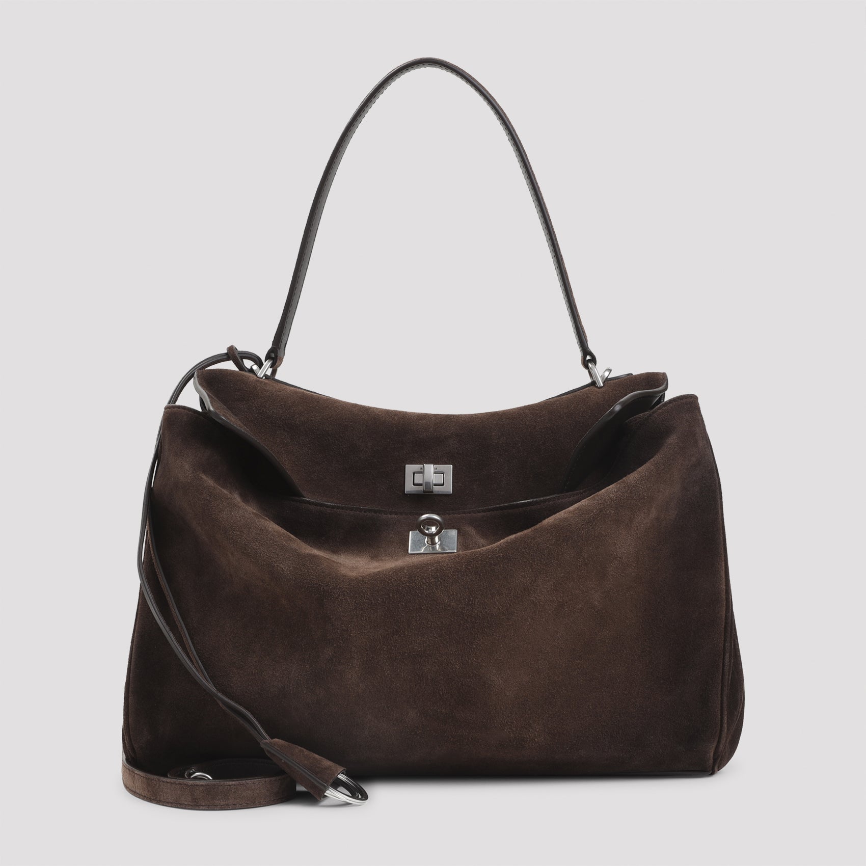 Rodeo M Handbag Brown Calf Leather Bag