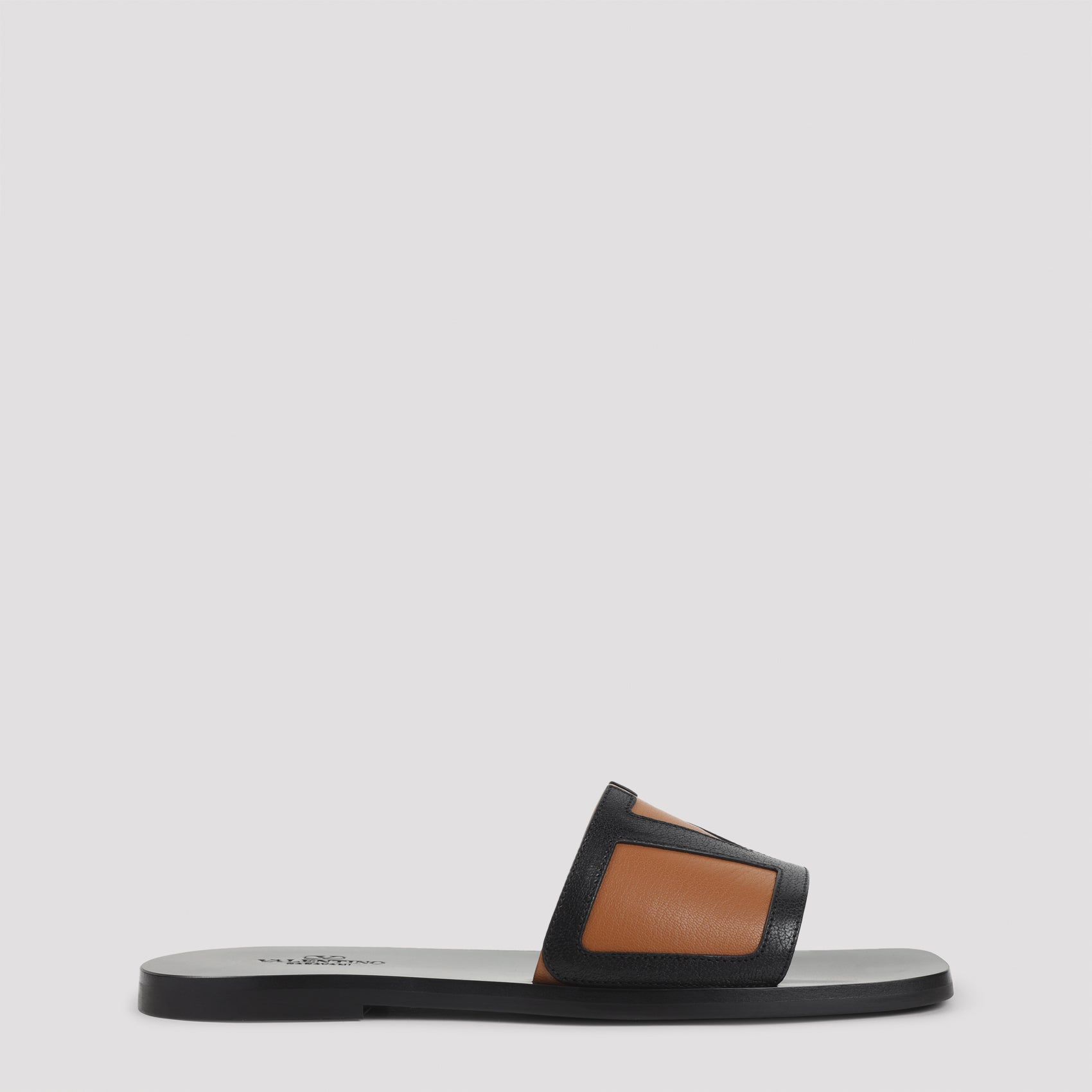 Leather Sandals Black Shoe