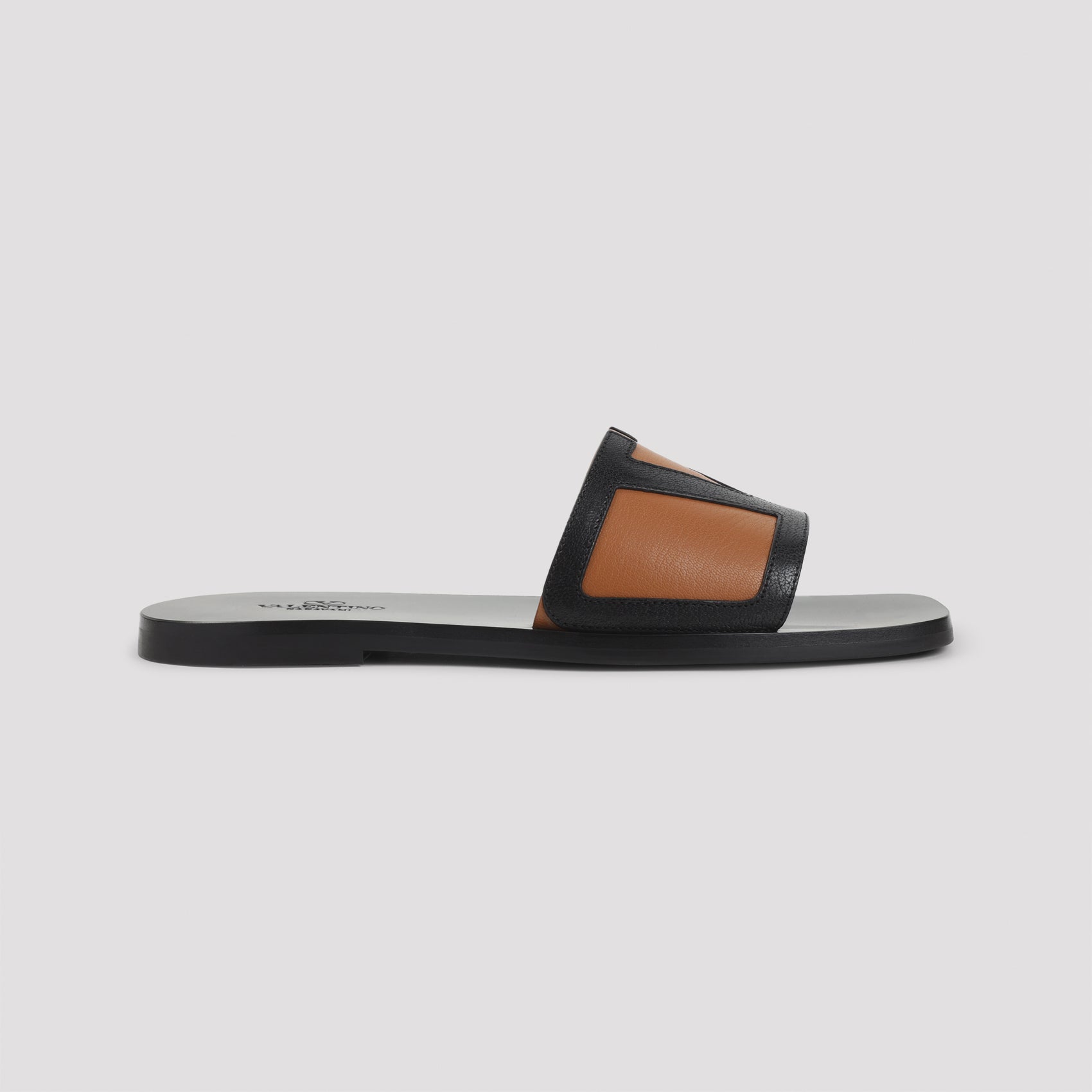 Leather Sandals Black Shoe