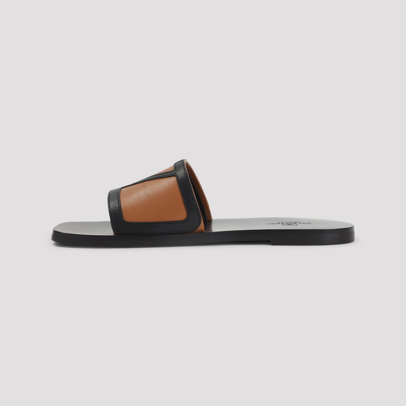 Leather Sandals Black Shoe