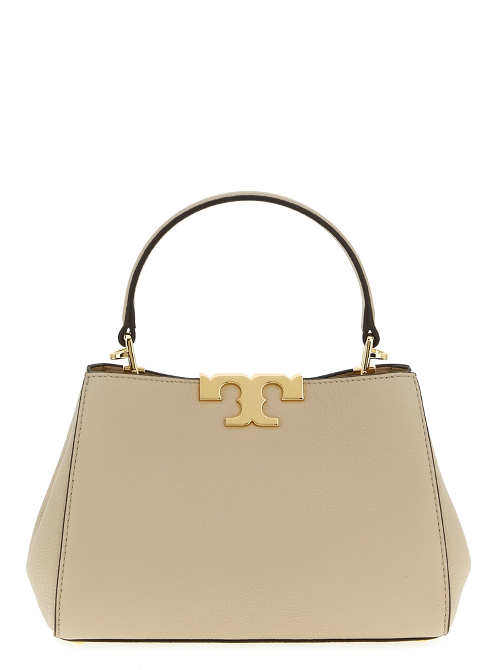 Eleanor Mini Satchel handbag Beige Cow Leather (bos Taurus) Hand Bags