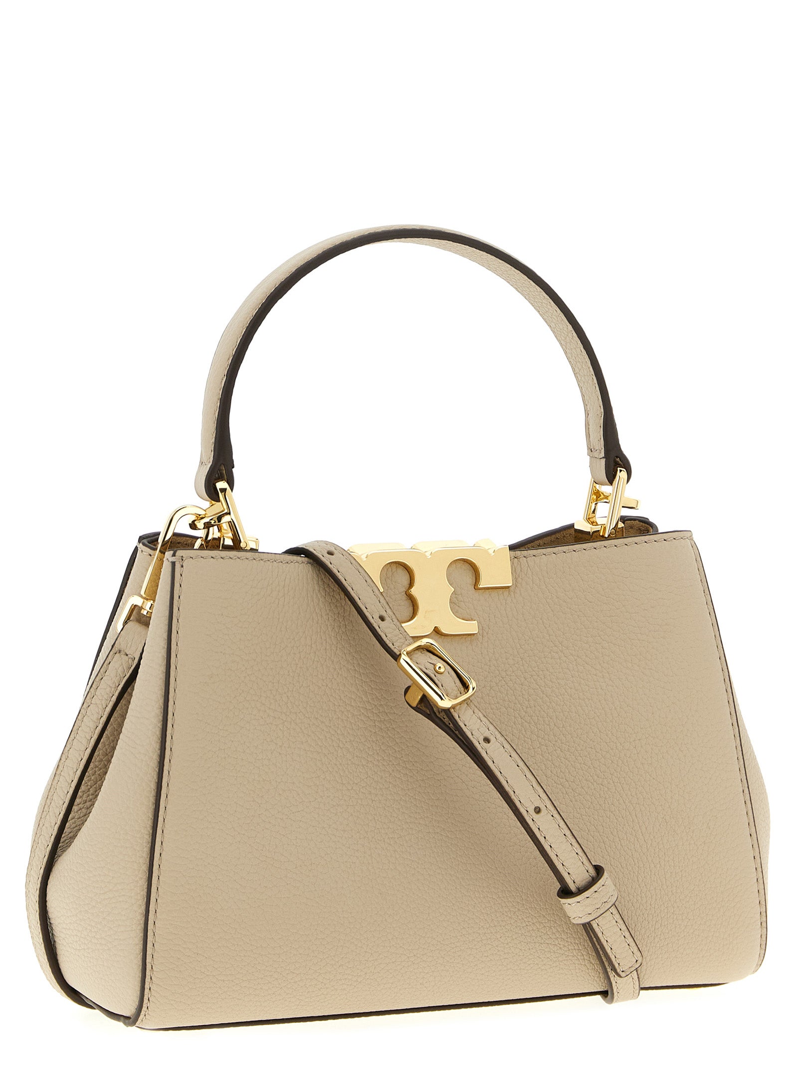 Eleanor Mini Satchel handbag Beige Cow Leather (bos Taurus) Hand Bags