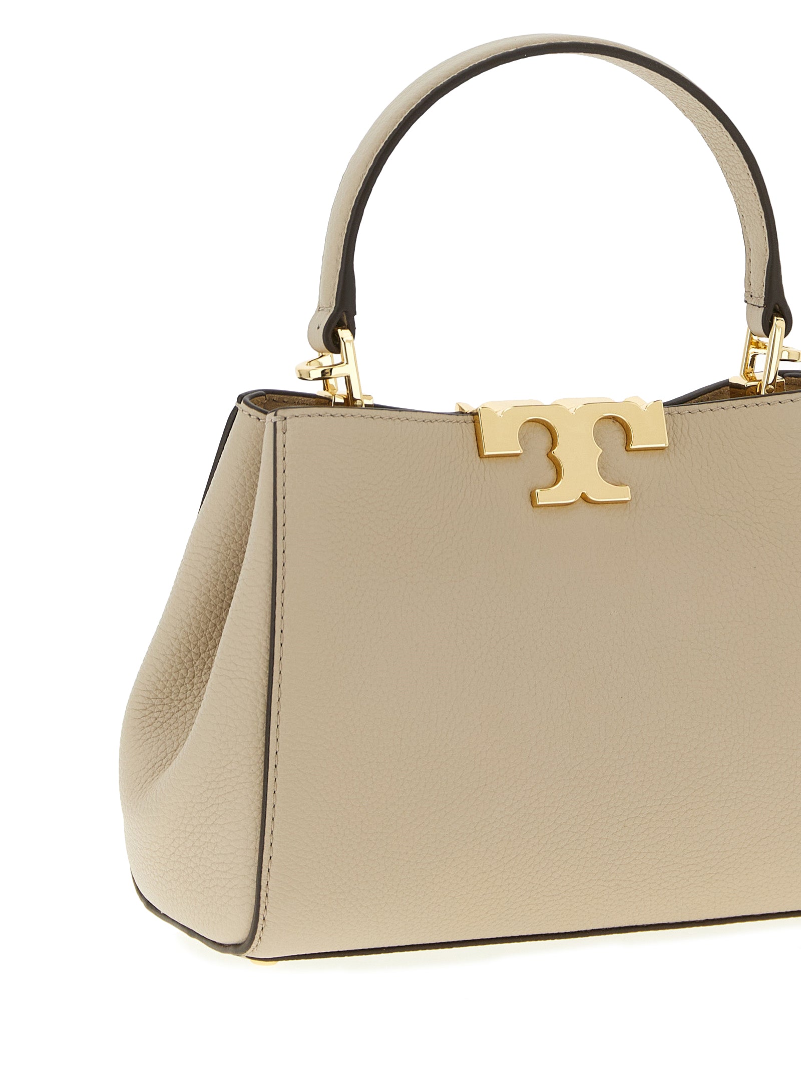 Eleanor Mini Satchel handbag Beige Cow Leather (bos Taurus) Hand Bags