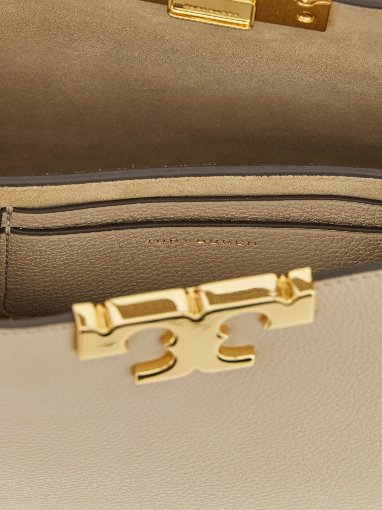 Eleanor Mini Satchel handbag Beige Cow Leather (bos Taurus) Hand Bags
