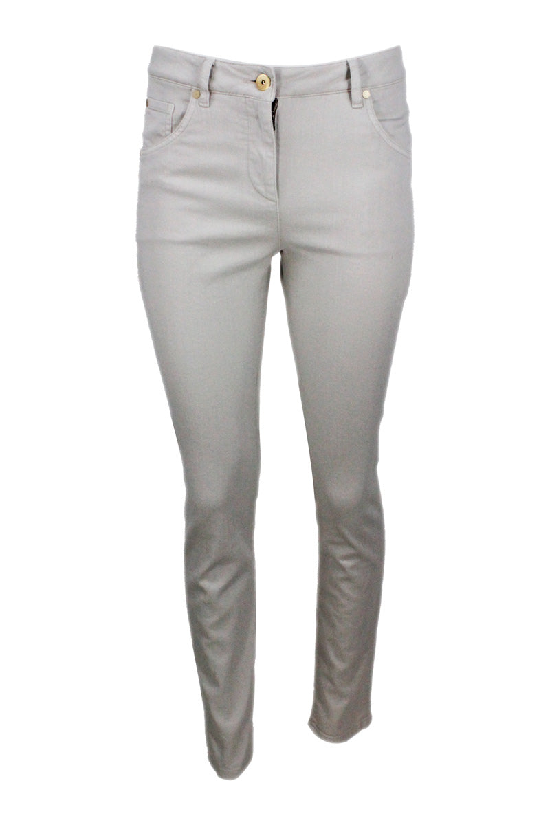 Brunello Cucinelli Trousers Beige 96co 4ea