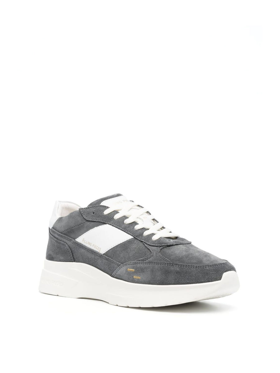 Filling Pieces Suede sneaker in gray
