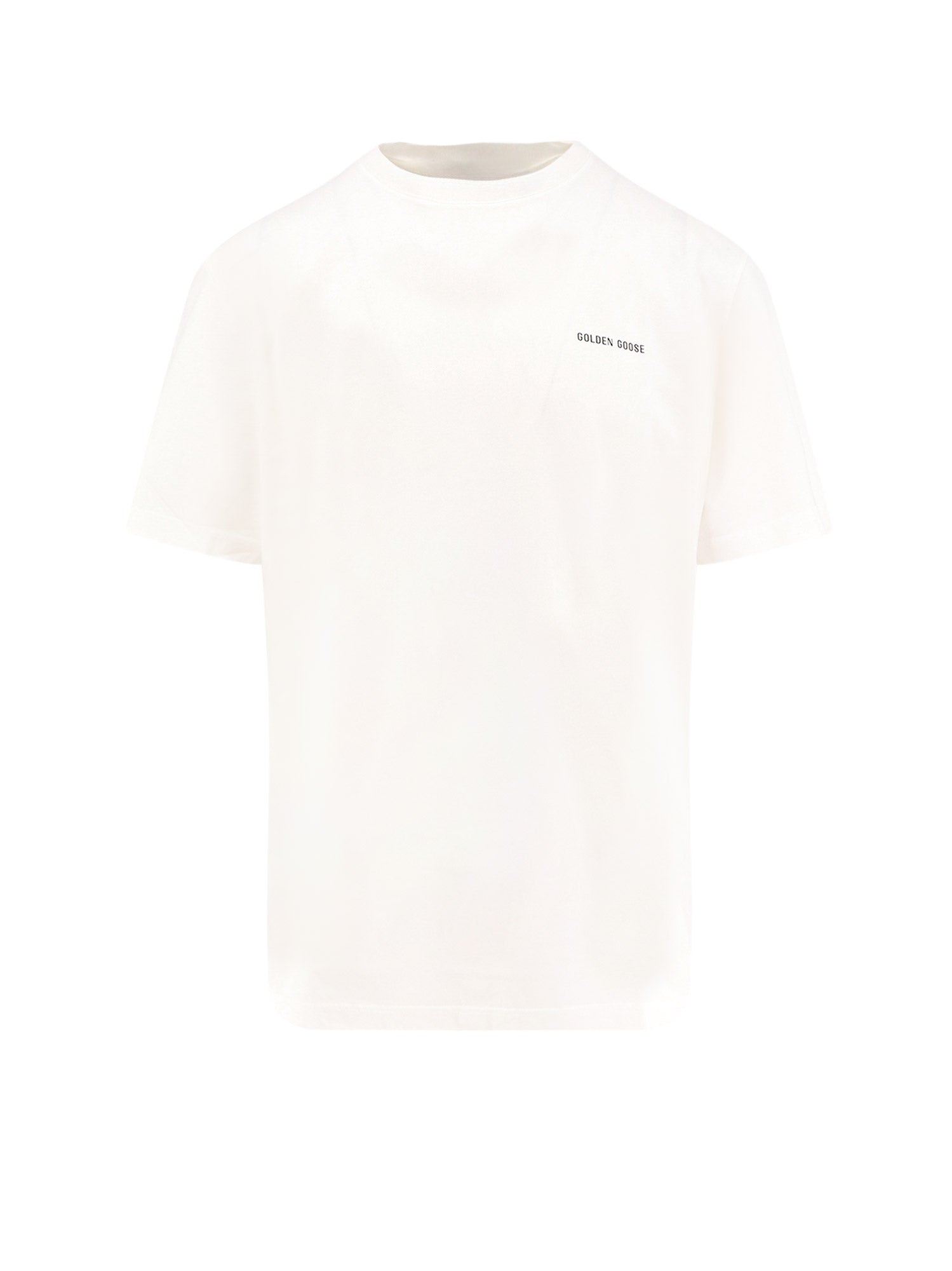 Golden Goose T-shirts and Polos Vintage White Cotone