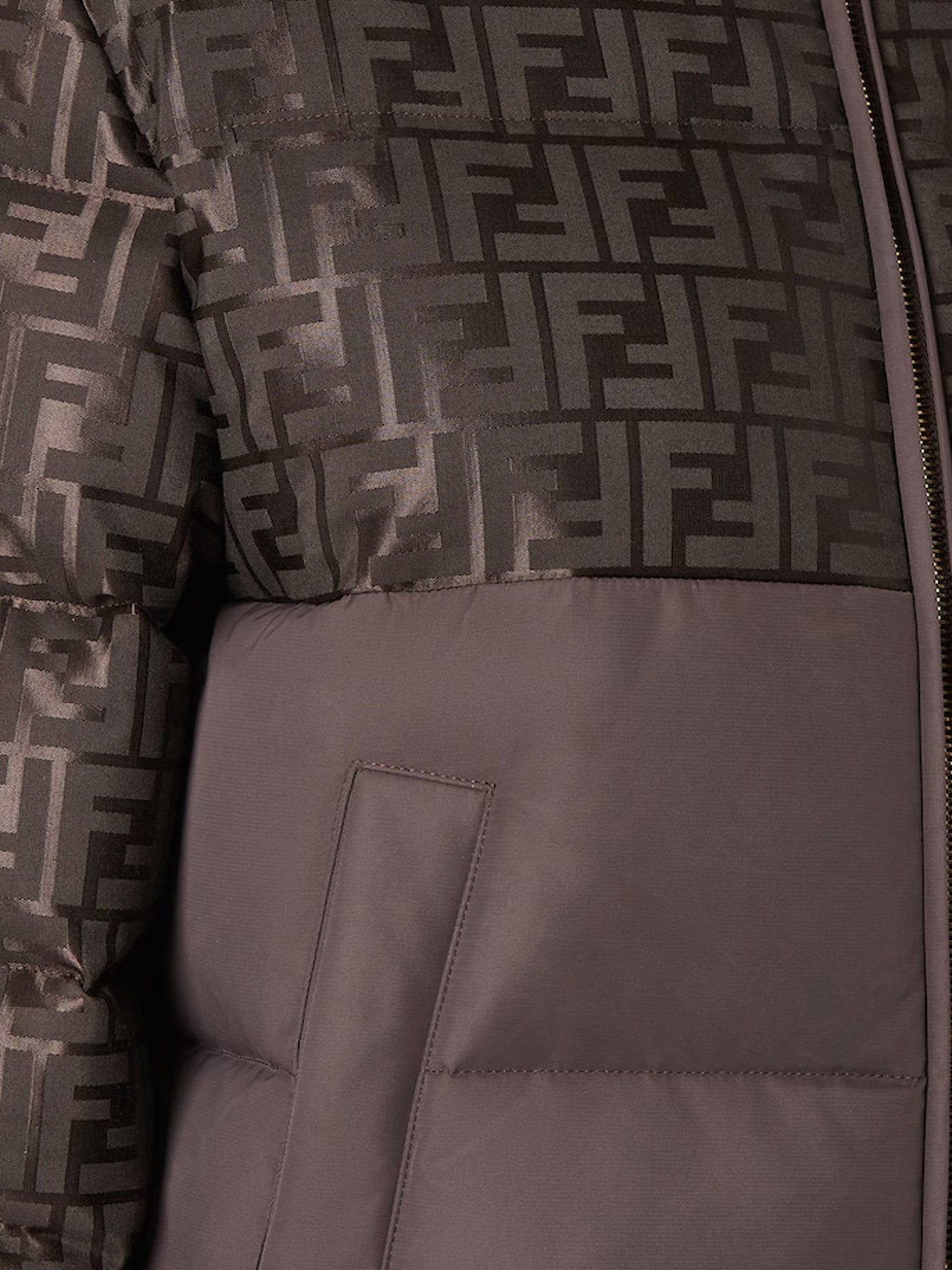 Fendi Jackets Dark Brown-25 Cotone Poliammide