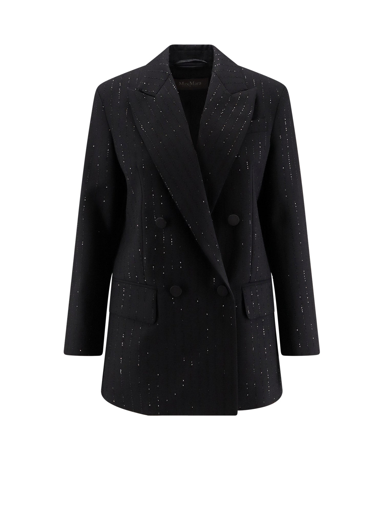 Max Mara Clothing Black Lana Vergine Poliammide