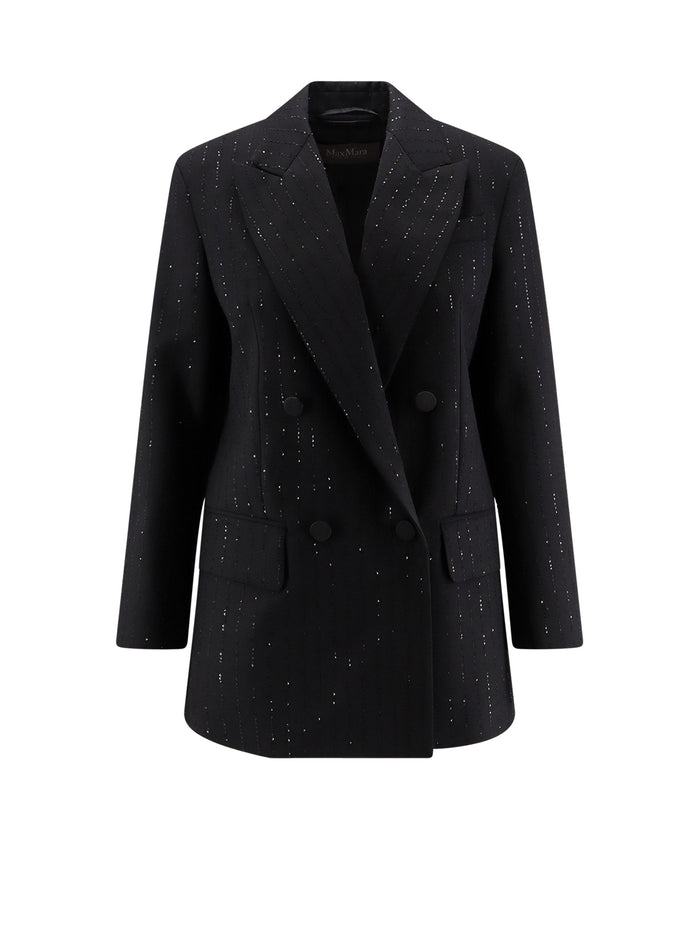 Max Mara Clothing Black Lana Vergine Poliammide