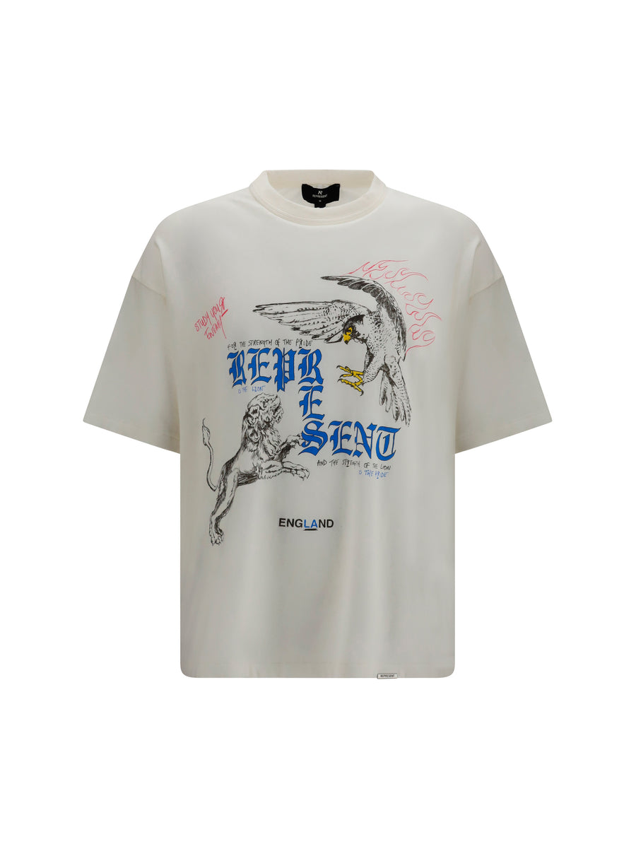 T-Shirt Enemy Flat White Cotton T-shirts