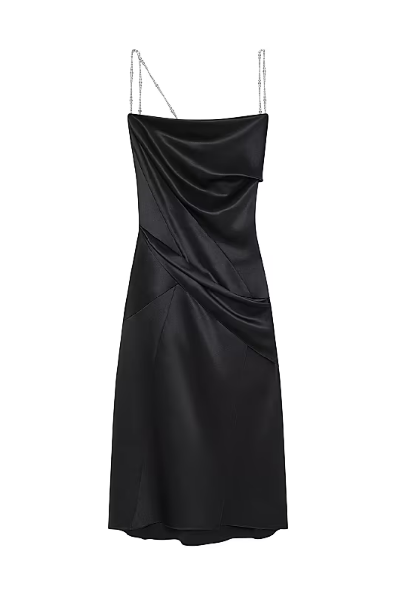 Givenchy Dress With Pearls And Straps_black Black,cream
