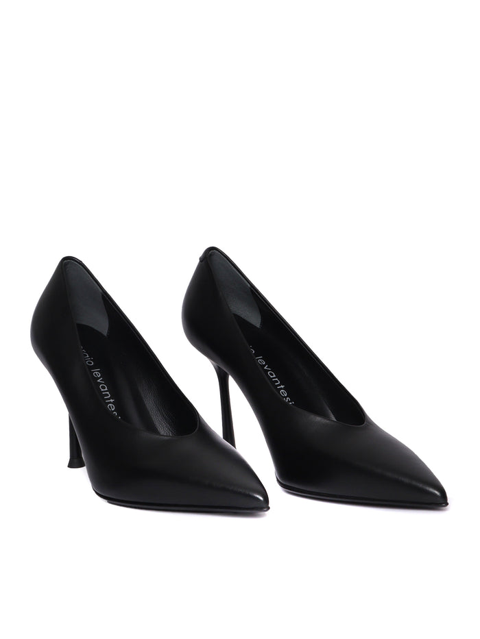 Moderna56 Calf Black Pumps Pump