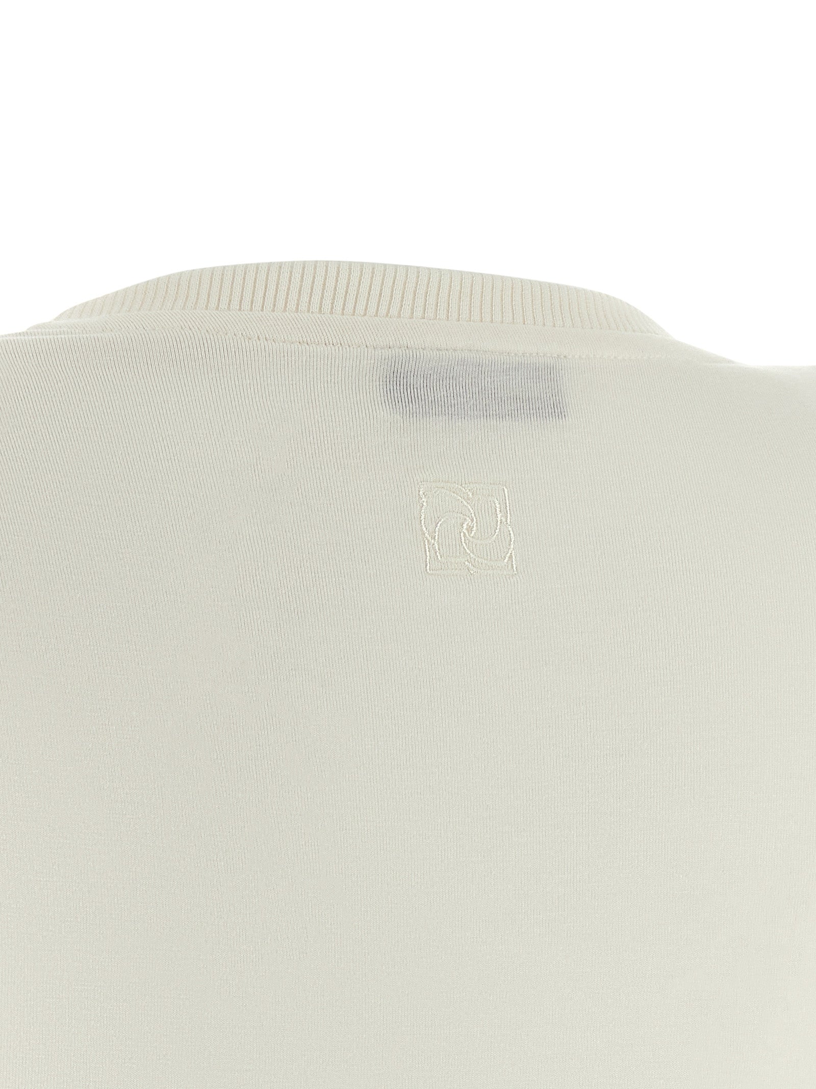 01 T-Shirt White Crulose Elastane