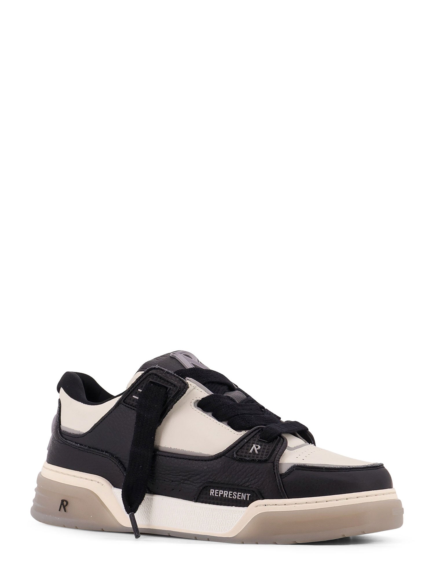 Represent Sneakers Black/vintage White Pelle