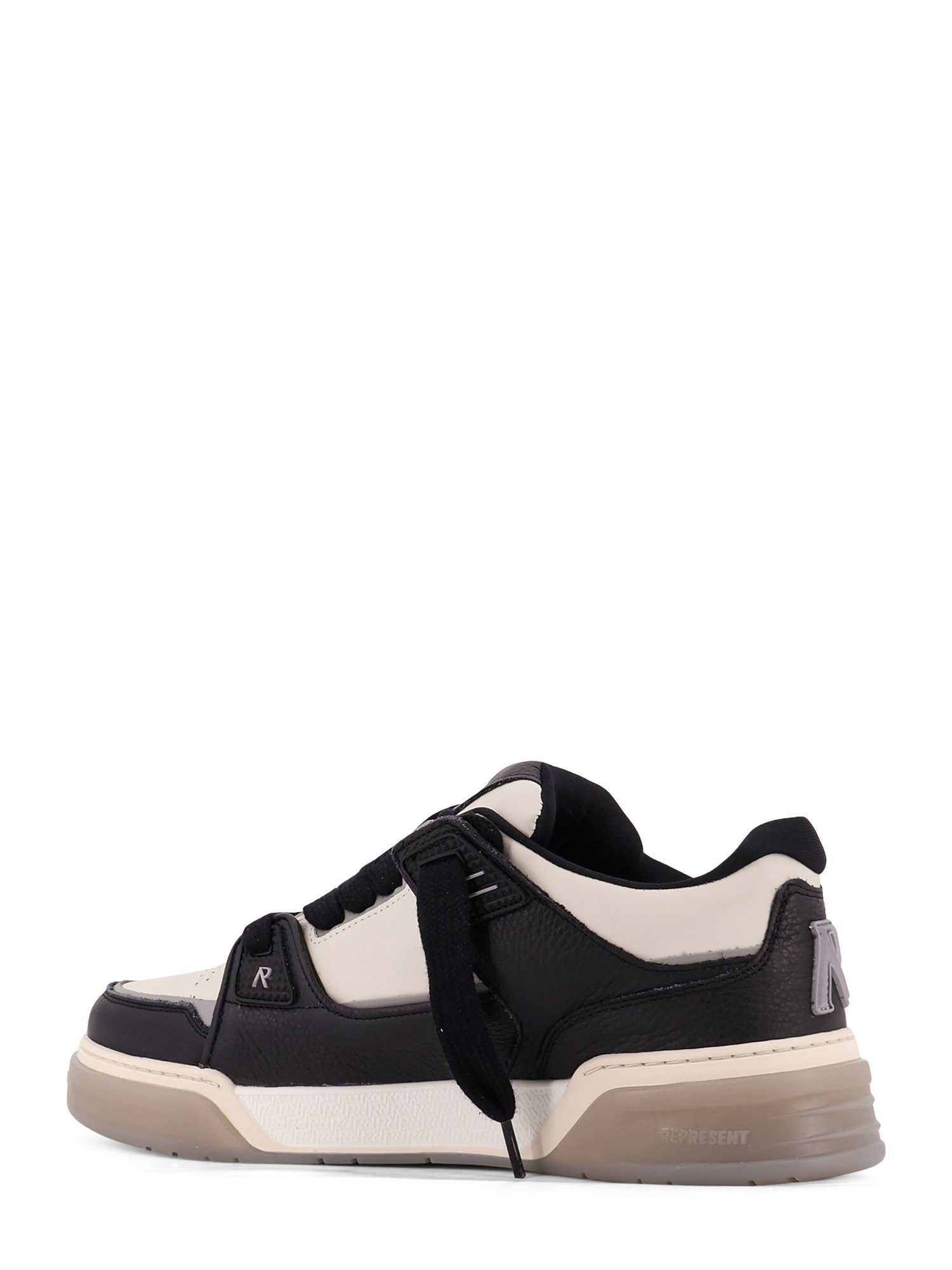 Represent Sneakers Black/vintage White Pelle