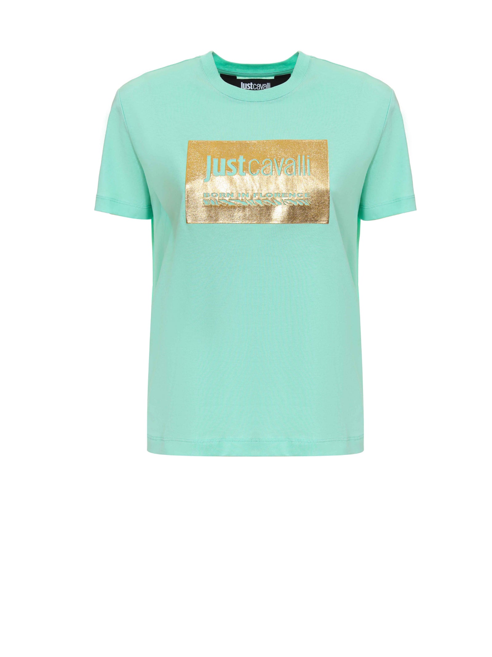 Just Cavalli T-shirts and Polos Green Cotton