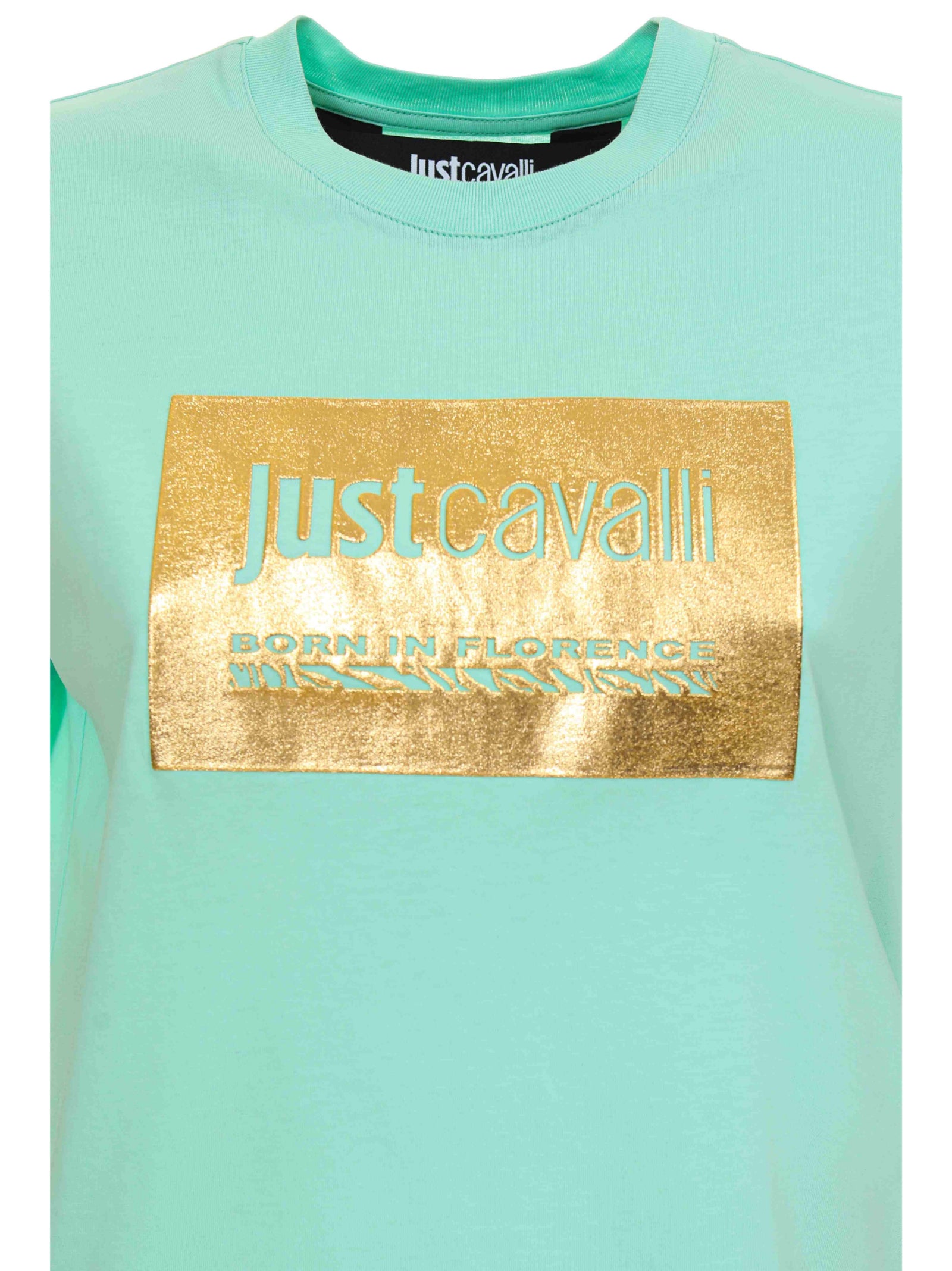 Just Cavalli T-shirts and Polos Green Cotton