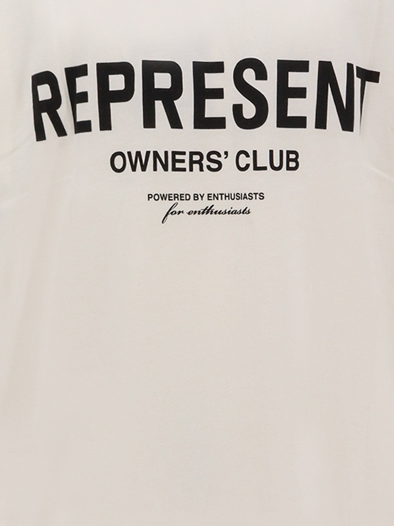 Represent T-shirts and Polos Flat White Cotone