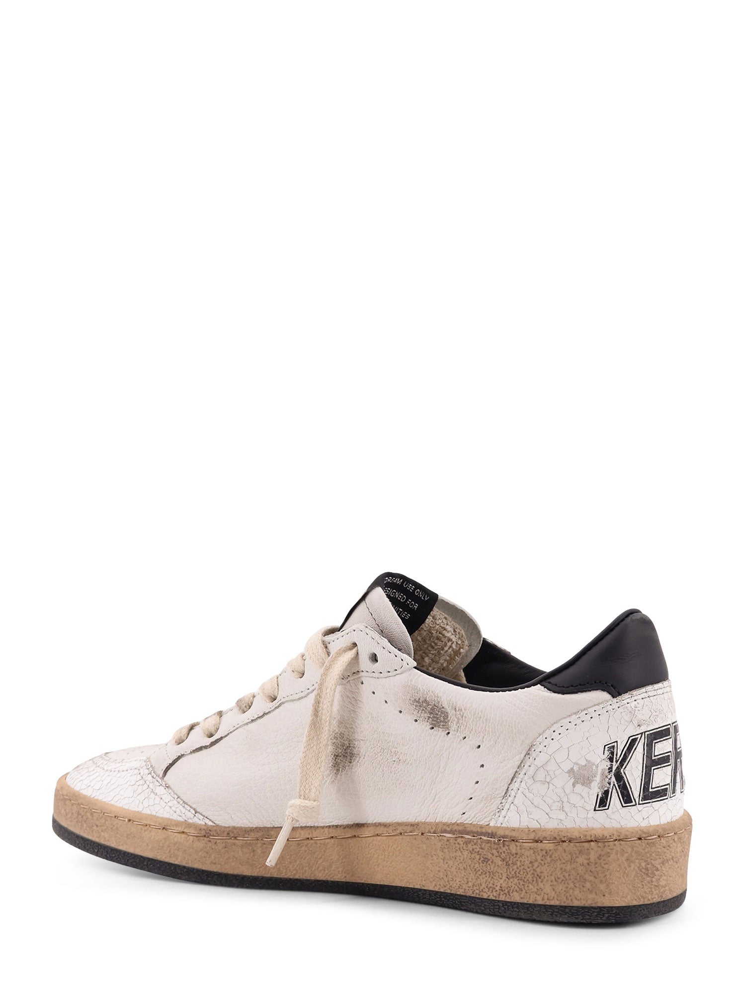 Golden Goose Sneakers White Black Pelle