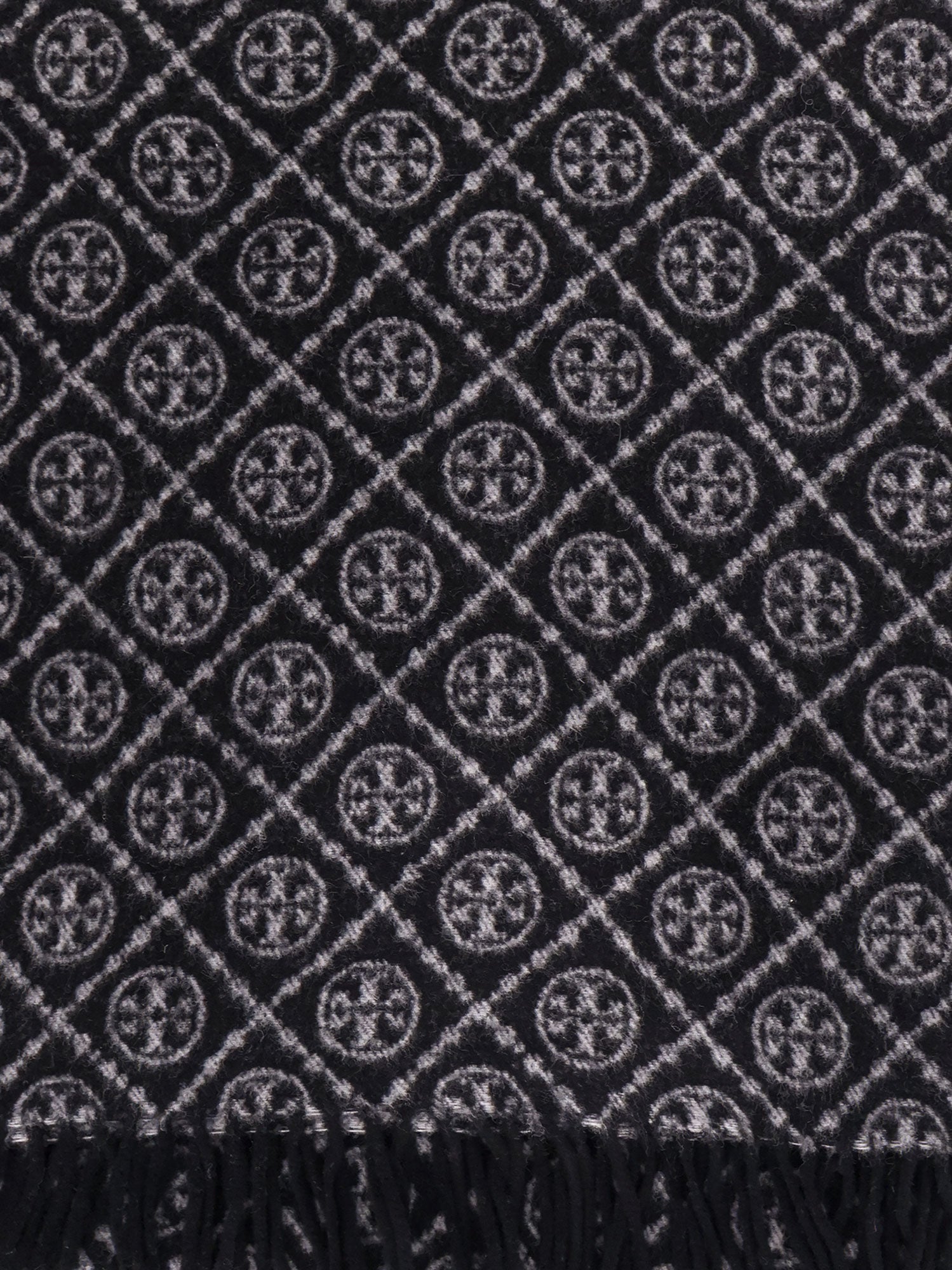 Tory Burch Scarfs Black Lana Cashmere