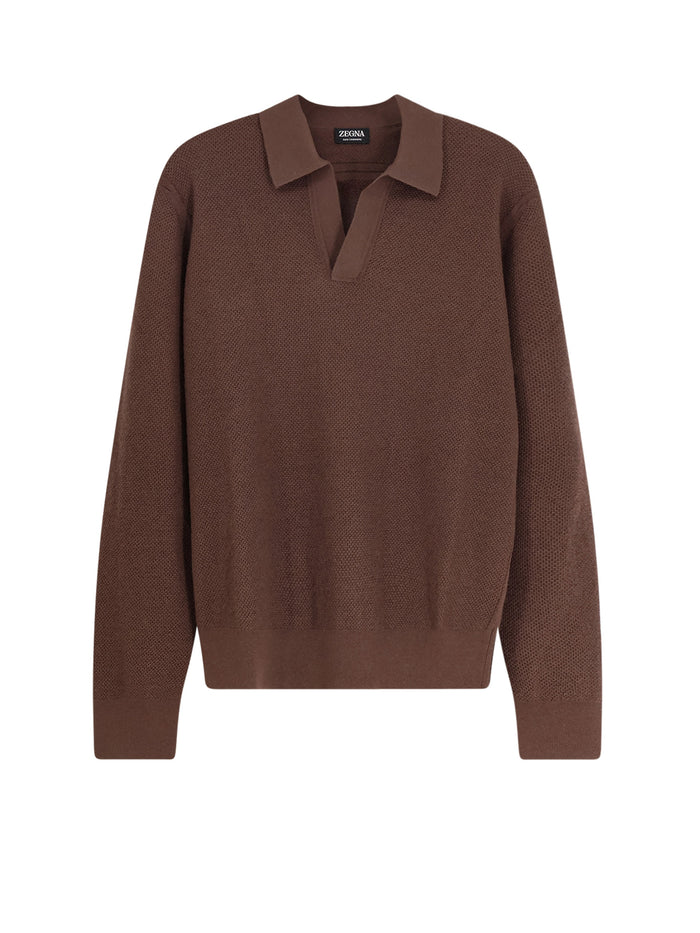 Zegna Sweaters Nera Cashmere