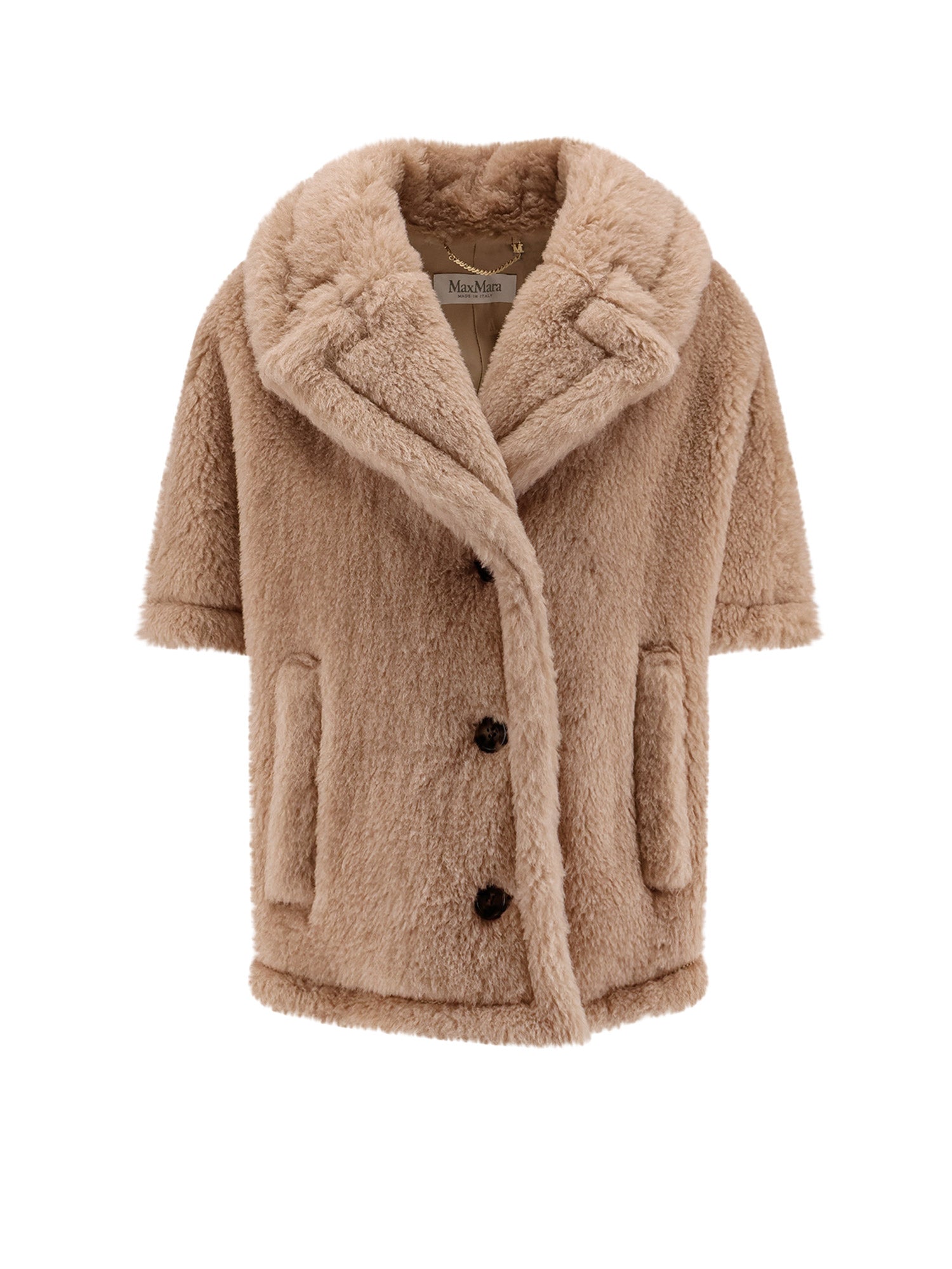 Max Mara Jackets Beige Alpaca Cashmere Seta