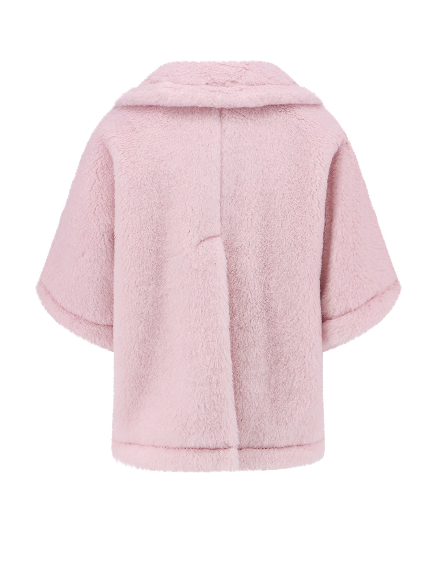 Max Mara Jackets Beige Rosa Alpaca Lana Vergine Seta