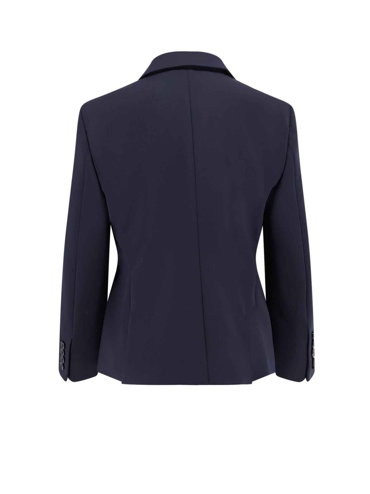 Max Mara Clothing Blu Marino Lana Vergine Elastan
