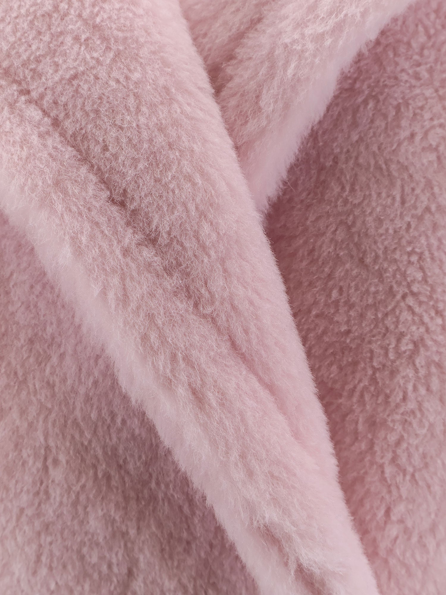 Max Mara Coats Pink Alpaca Lana Seta