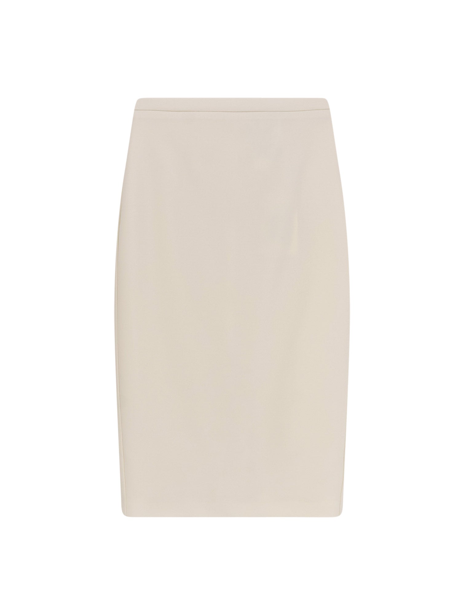 Max Mara Skirts Bianco Avorio Lana Vergine Elastan