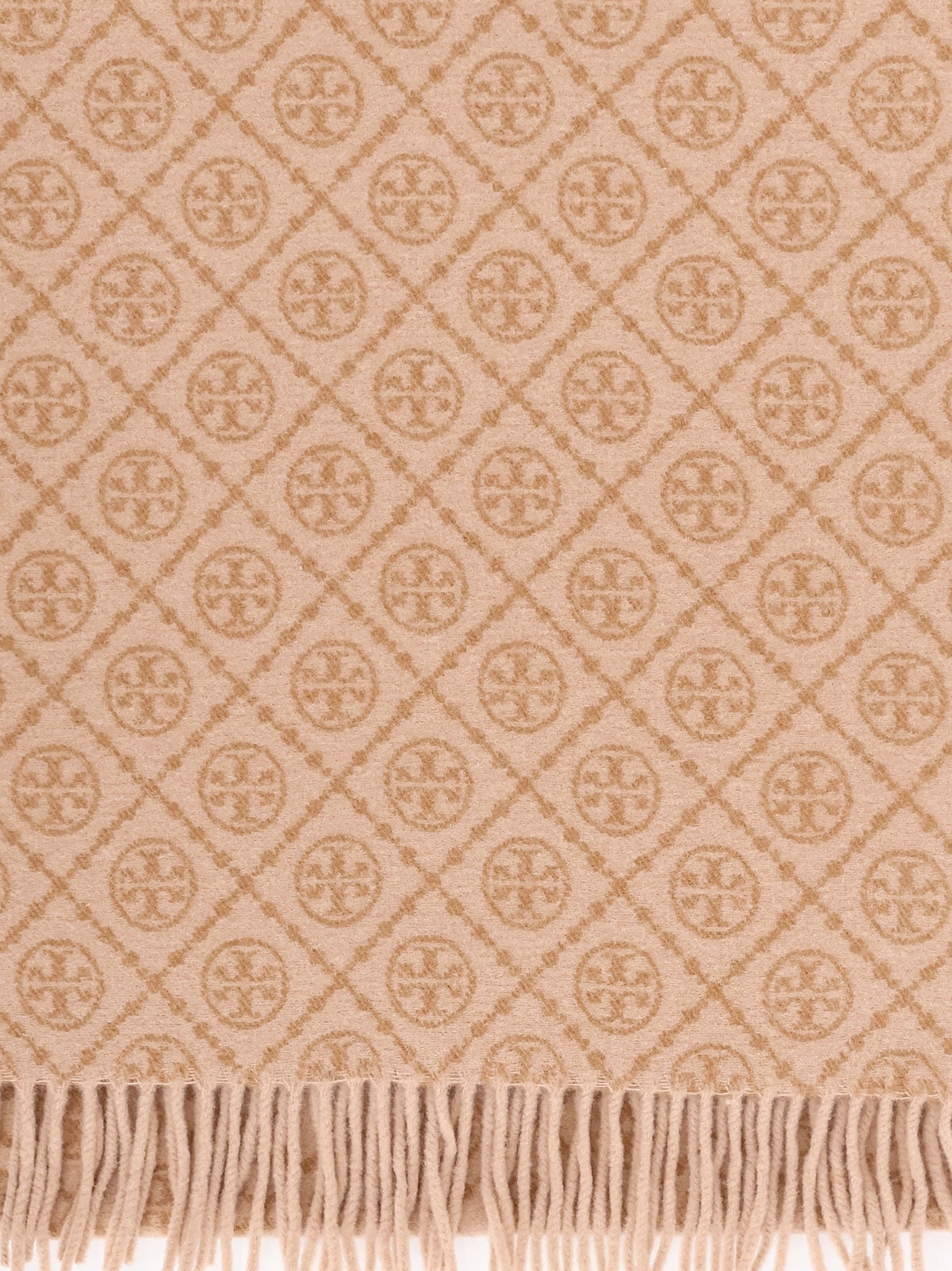 Tory Burch Scarfs Brown Lana Cashmere