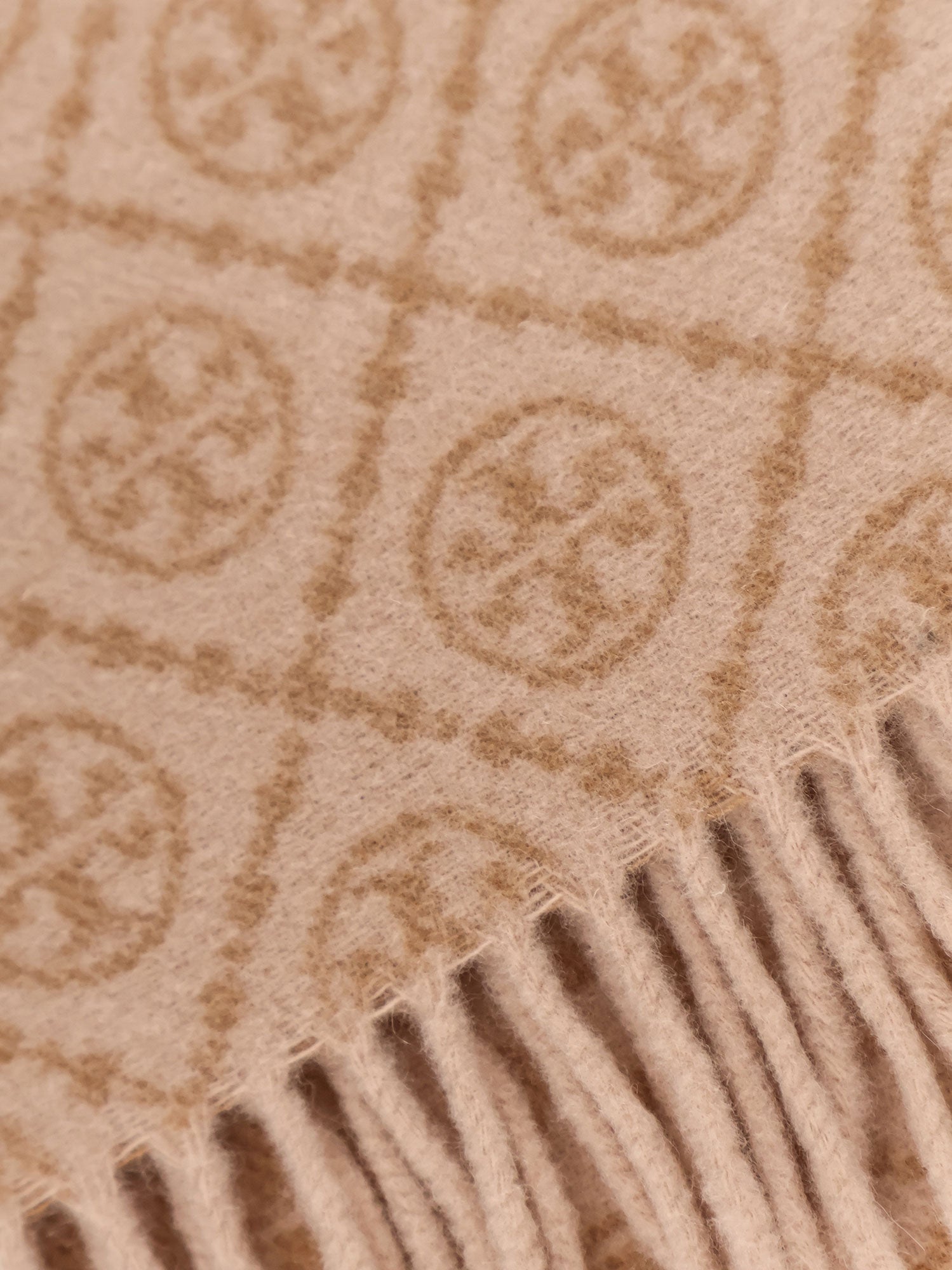 Tory Burch Scarfs Brown Lana Cashmere